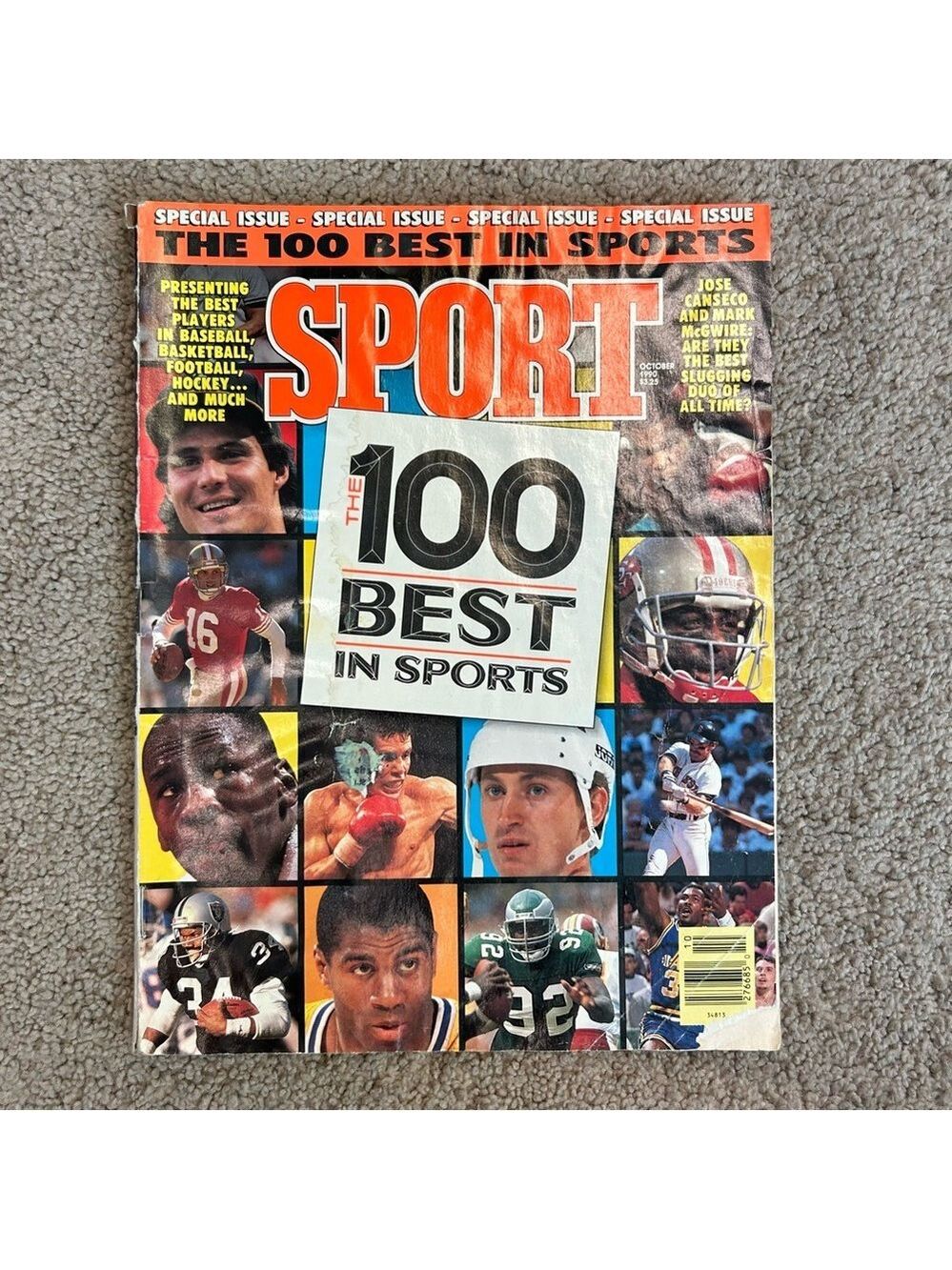 vintage October 1990 SPORT magazine special report "The 100 Best in Sports